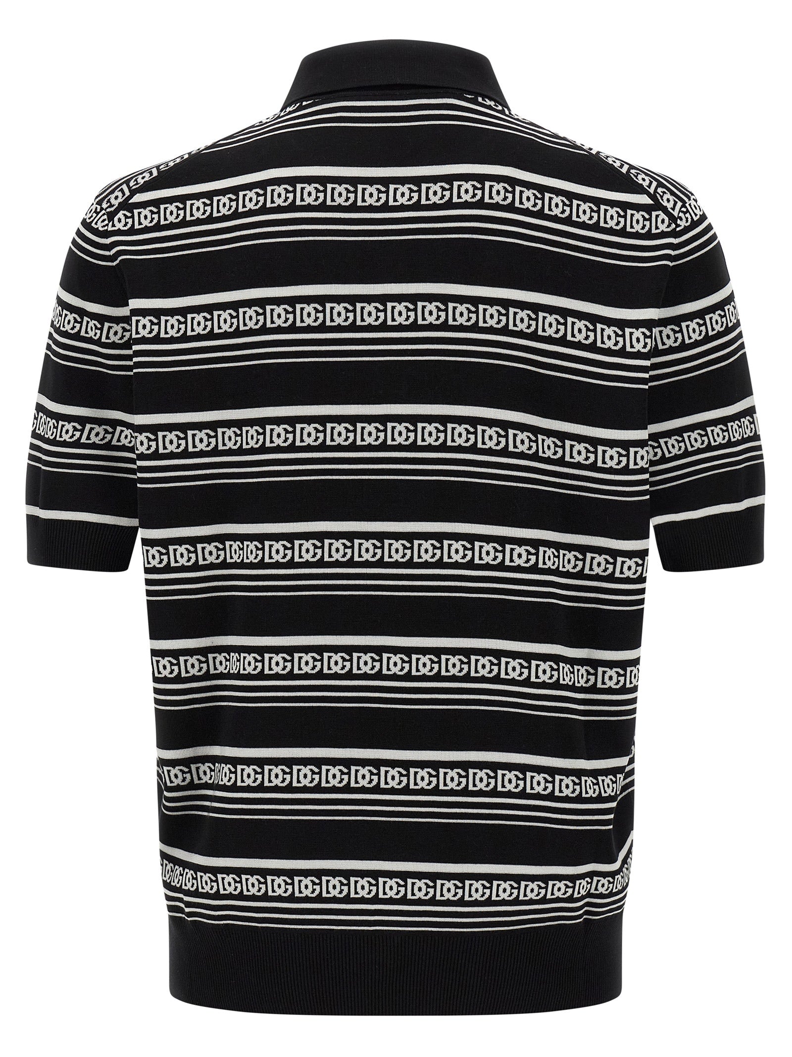 DOLCE &amp; GABBANA - DOLCE &amp; GABBANA - Knitted polo shirt - Men’s Tops