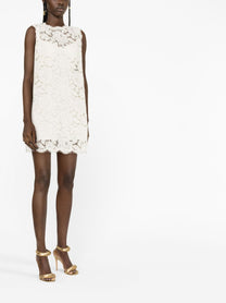 Dolce &amp; Gabbana Dolce &amp; Gabbana Sleeveless Lace Mini Dress Women’s Clothing
