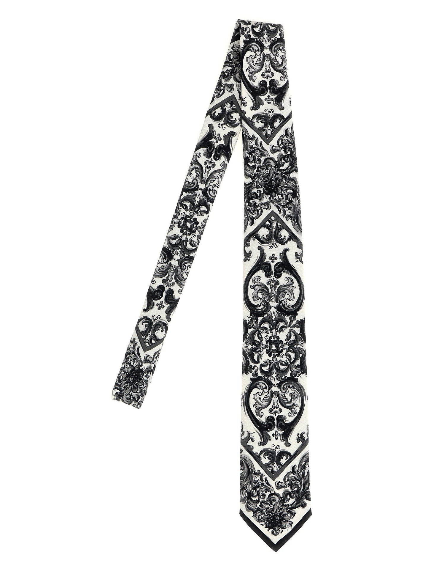 DOLCE &amp; GABBANA - DOLCE &amp; GABBANA - ’Maiolica’ print tie - Men’s Accessories