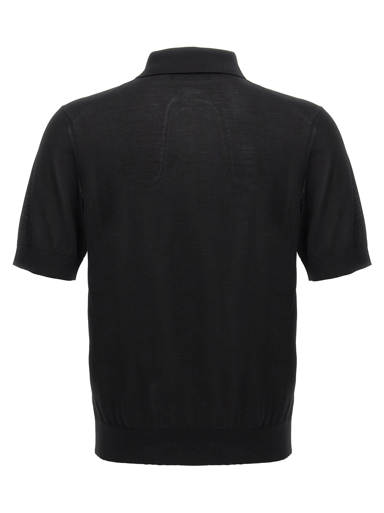 DOLCE &amp; GABBANA - DOLCE &amp; GABBANA - Knitted polo shirt - Men’s Tops