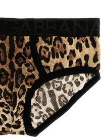 DOLCE &amp; GABBANA - DOLCE &amp; GABBANA - Animal print brief - Men’s Clothing
