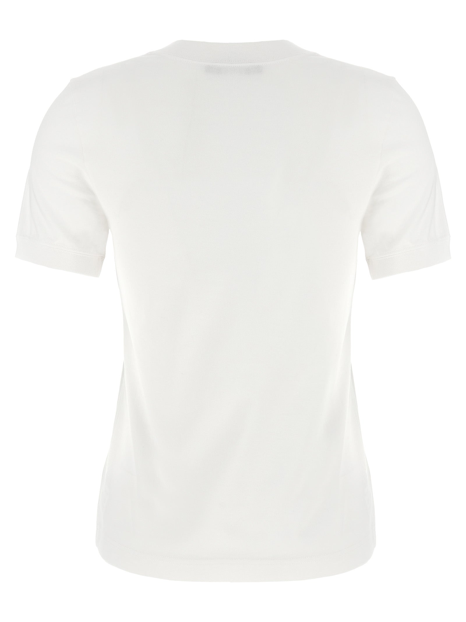 DOLCE &amp; GABBANA - DOLCE &amp; GABBANA - ’Maiolica’ logo patch t-shirt - Women’s Tops