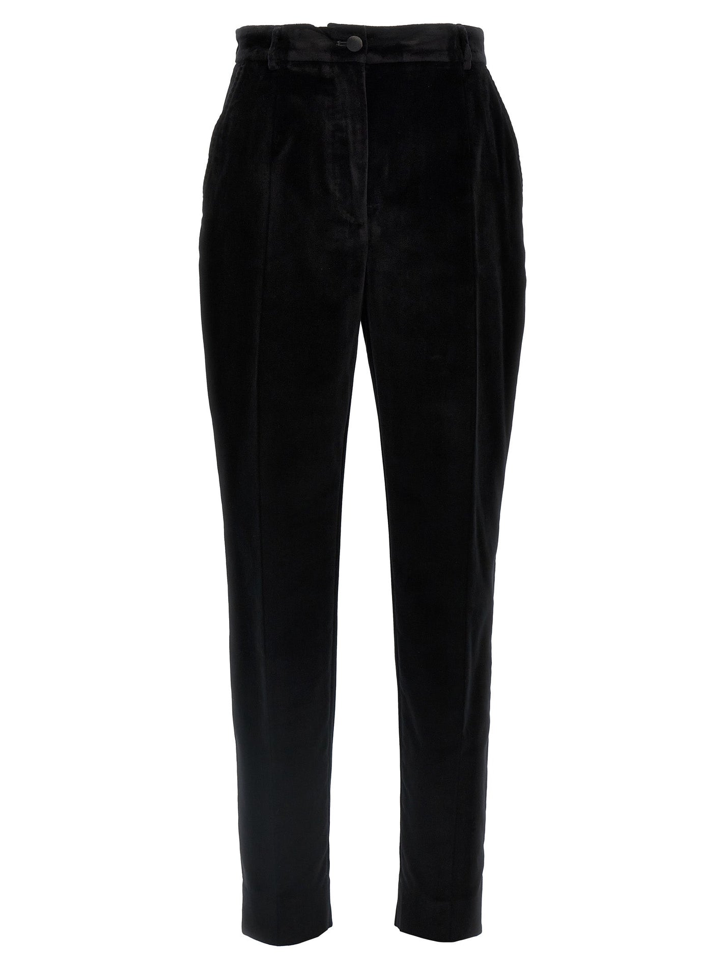 DOLCE &amp; GABBANA - DOLCE &amp; GABBANA - Velvet tuxedo pants - Women’s Pants