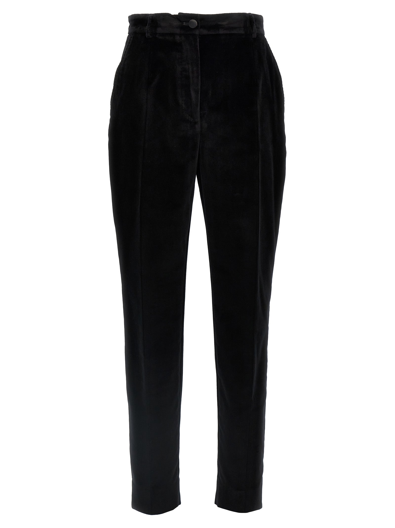 DOLCE &amp; GABBANA - DOLCE &amp; GABBANA - Velvet tuxedo pants - Women’s Pants