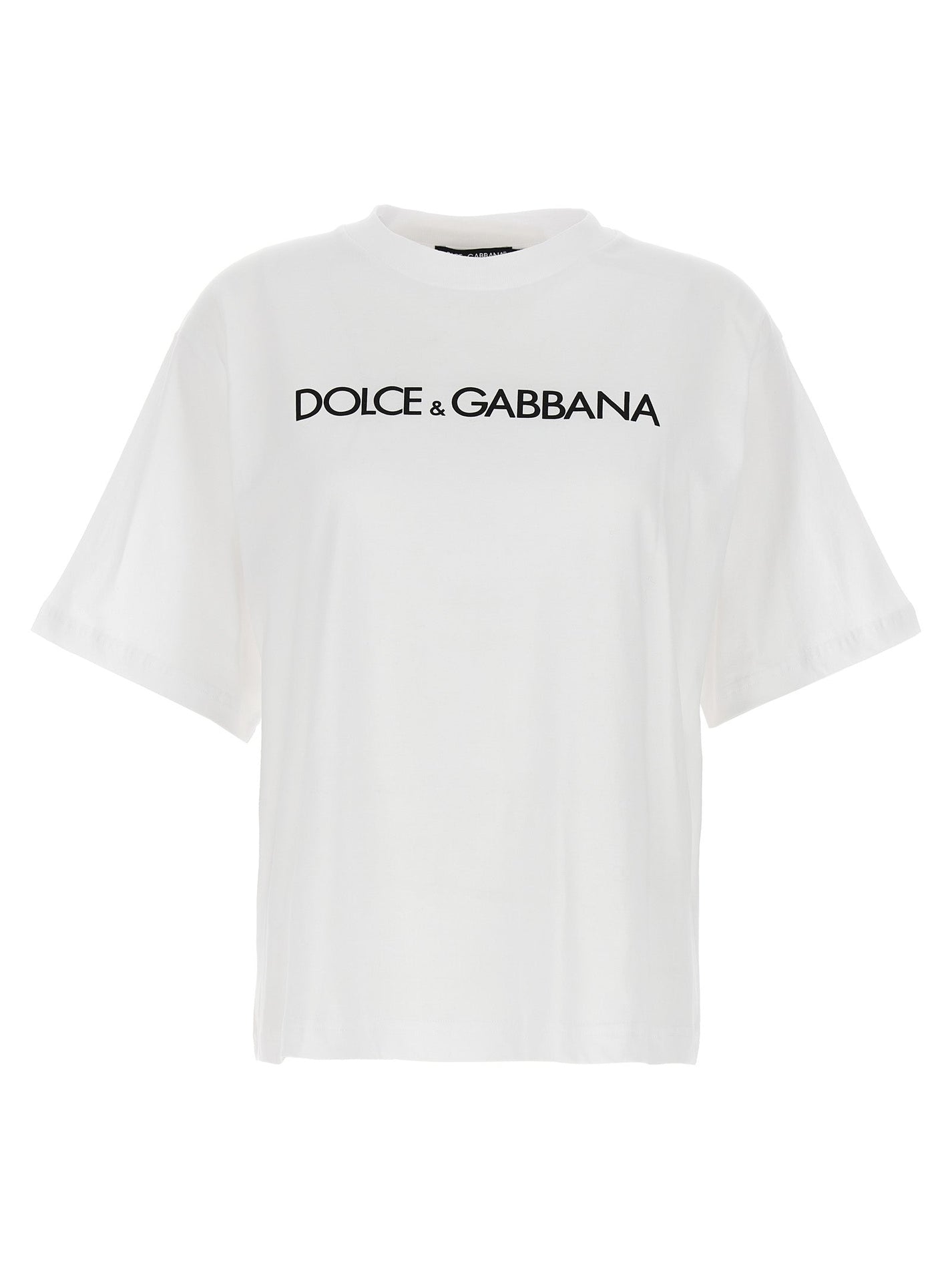 DOLCE &amp; GABBANA - DOLCE &amp; GABBANA - Logo T-shirt - Women’s Tops