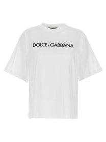 DOLCE &amp; GABBANA - DOLCE &amp; GABBANA - Logo T-shirt - Women’s Tops