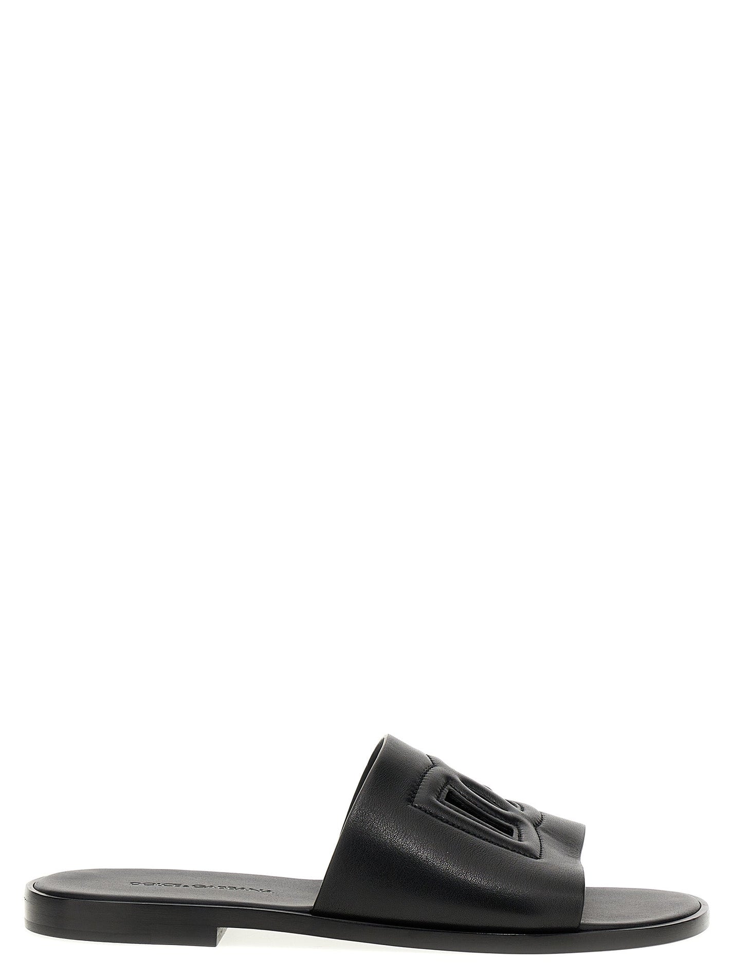 DOLCE &amp; GABBANA - DOLCE &amp; GABBANA - Logo slides - Men’s Shoes