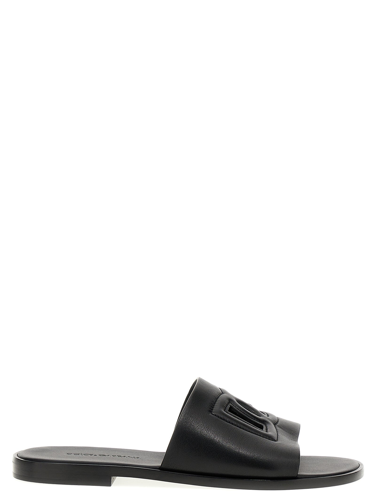 DOLCE &amp; GABBANA - DOLCE &amp; GABBANA - Logo slides - Men’s Shoes