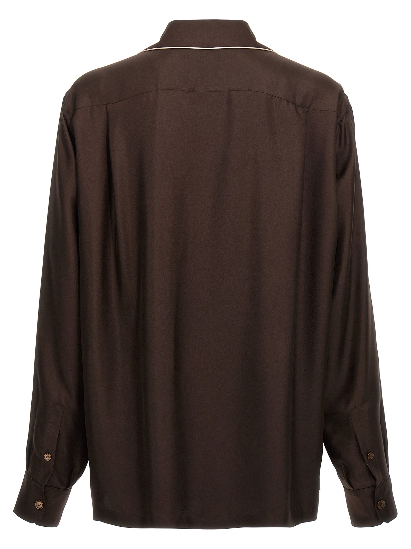 DOLCE &amp; GABBANA - DOLCE &amp; GABBANA - Logo embroidery shirt - Men’s Tops