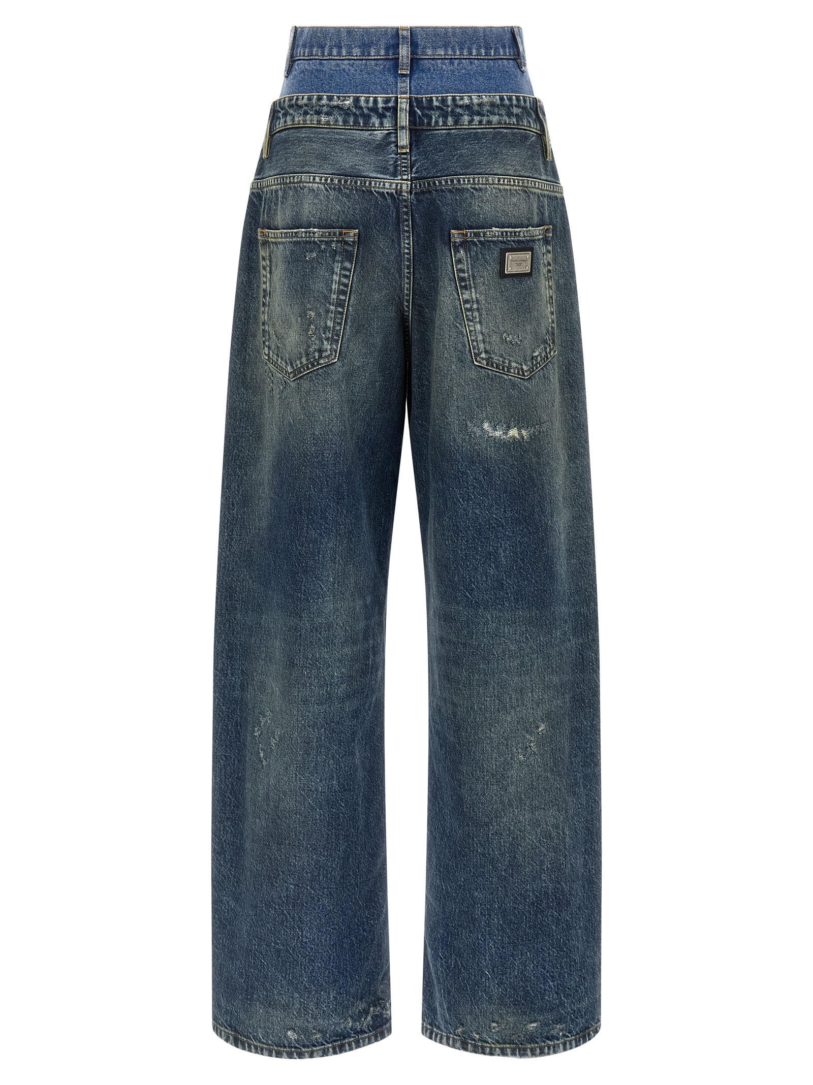 DOLCE &amp; GABBANA - DOLCE &amp; GABBANA - Double layer jeans - Women’s Bottoms