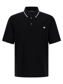 DOLCE &amp; GABBANA - DOLCE &amp; GABBANA - Embroidery polo shirt - Men’s Tops