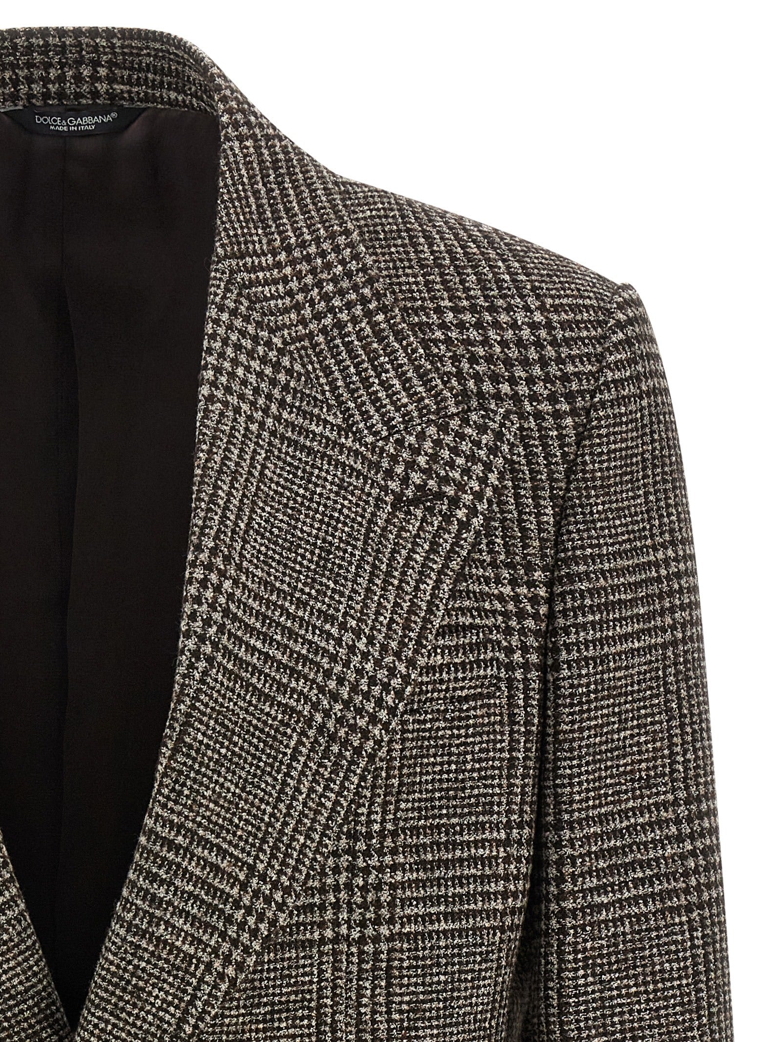 DOLCE &amp; GABBANA - DOLCE &amp; GABBANA - Prince of Wales Wool blazer - Men’s Clothing