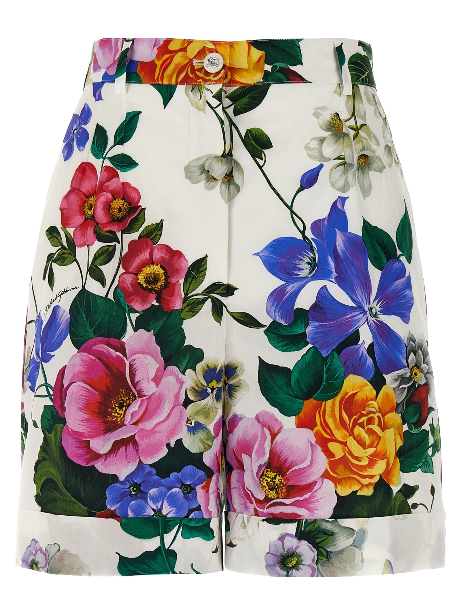 DOLCE &amp; GABBANA - DOLCE &amp; GABBANA - ’Bouquet’ bermuda shorts - Women’s Clothing