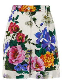DOLCE &amp; GABBANA - DOLCE &amp; GABBANA - ’Bouquet’ bermuda shorts - Women’s Clothing