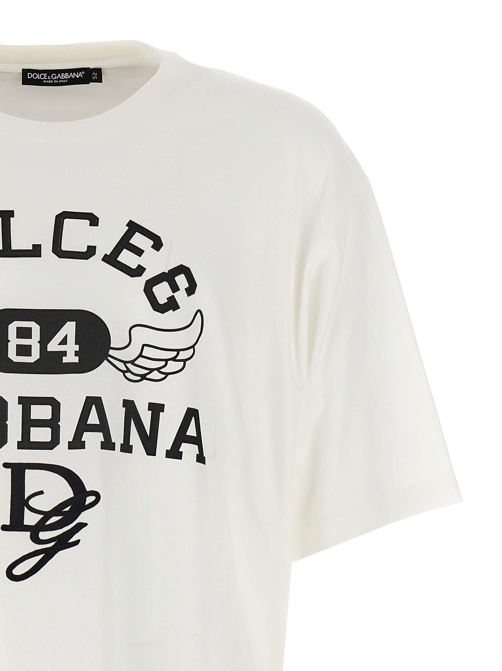 DOLCE &amp; GABBANA - DOLCE &amp; GABBANA - Logo print T-shirt - Men’s Tops