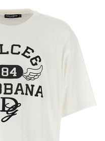 DOLCE &amp; GABBANA - DOLCE &amp; GABBANA - Logo print T-shirt - Men’s Tops