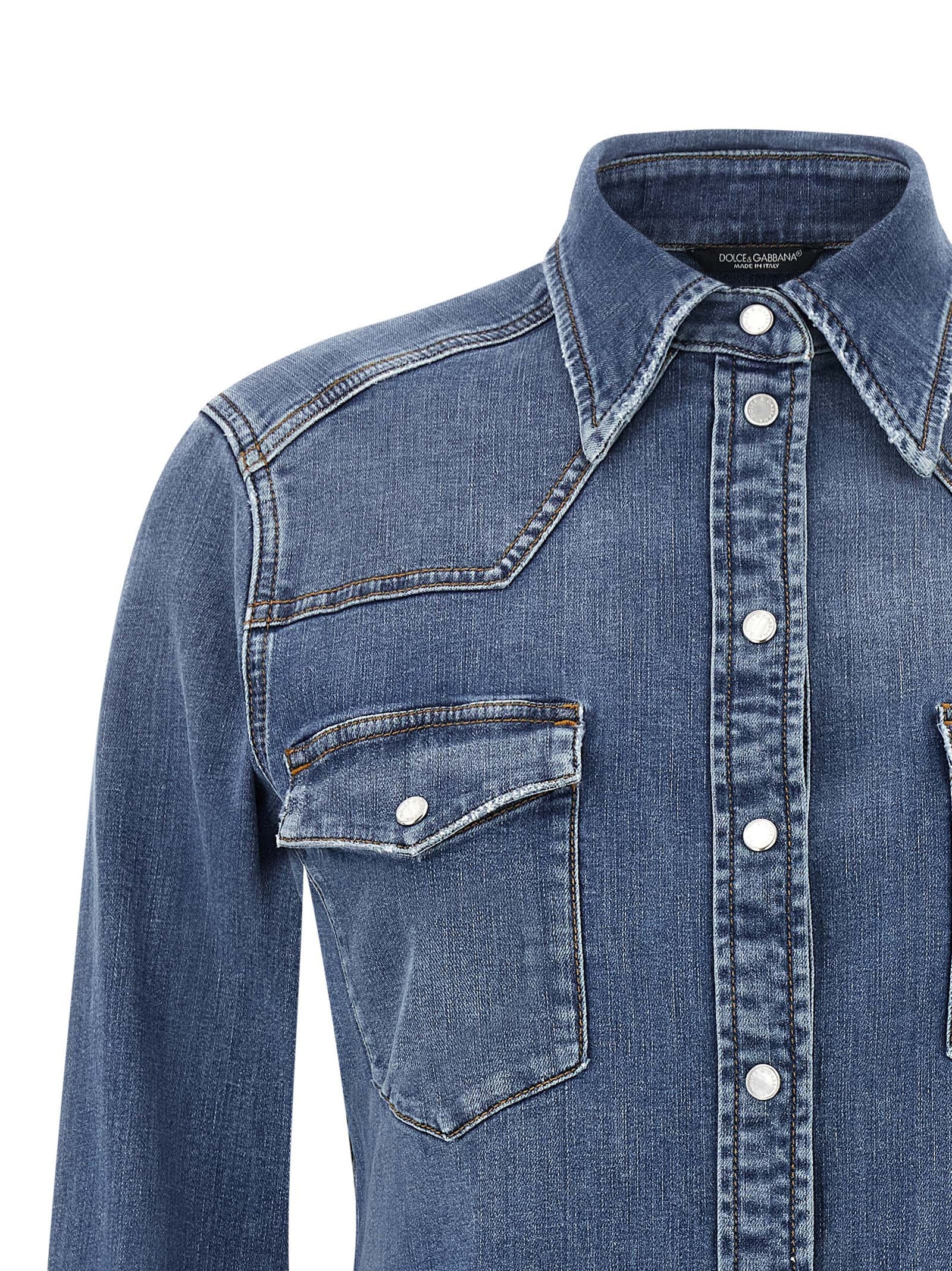DOLCE &amp; GABBANA - DOLCE &amp; GABBANA - Denim shirt - Women’s Tops