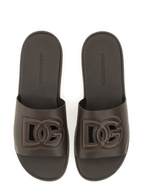 Dolce &amp; Gabbana - Sandal With Logo - Men’s Shoes