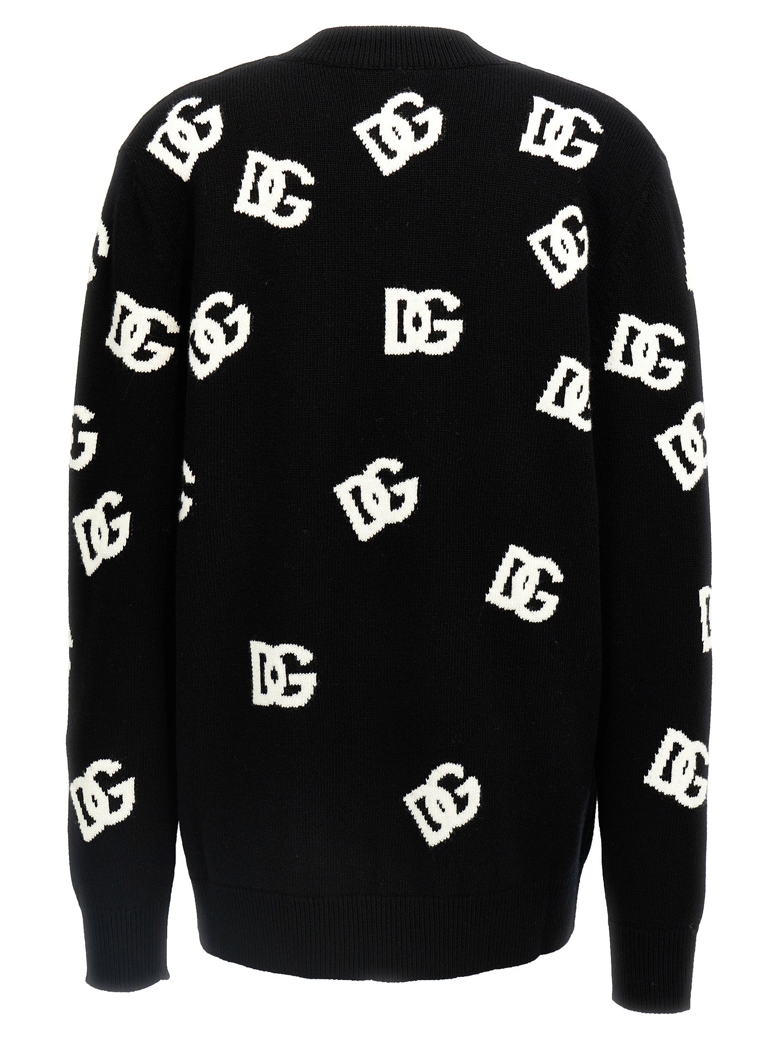DOLCE &amp; GABBANA - DOLCE &amp; GABBANA - Jacquard logo cardigan - Women’s Knitwear