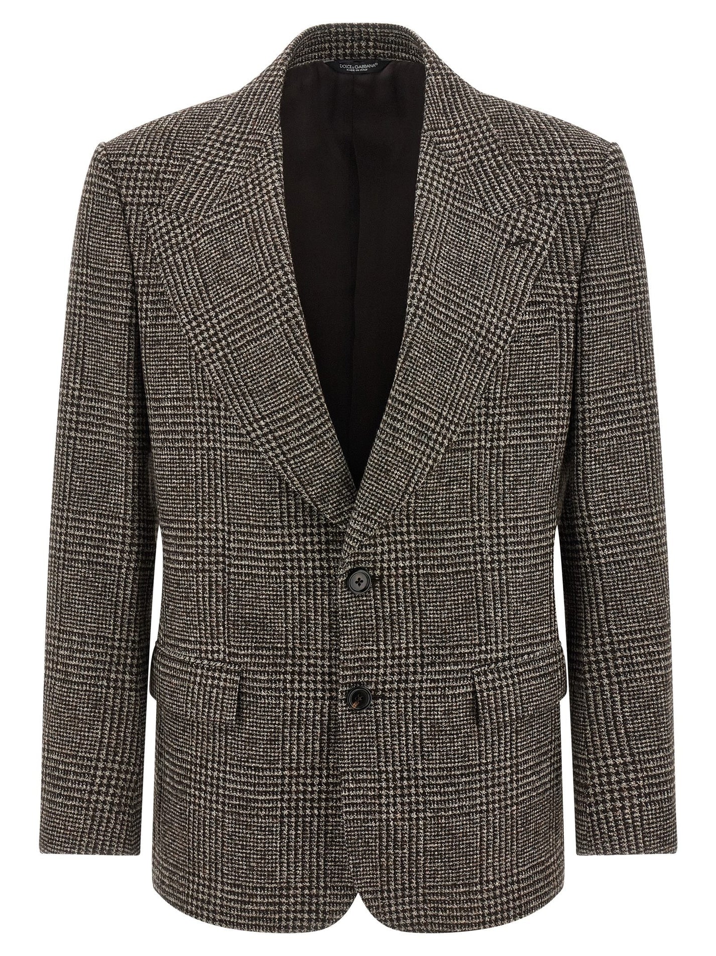 DOLCE &amp; GABBANA - DOLCE &amp; GABBANA - Prince of Wales Wool blazer - Men’s Clothing