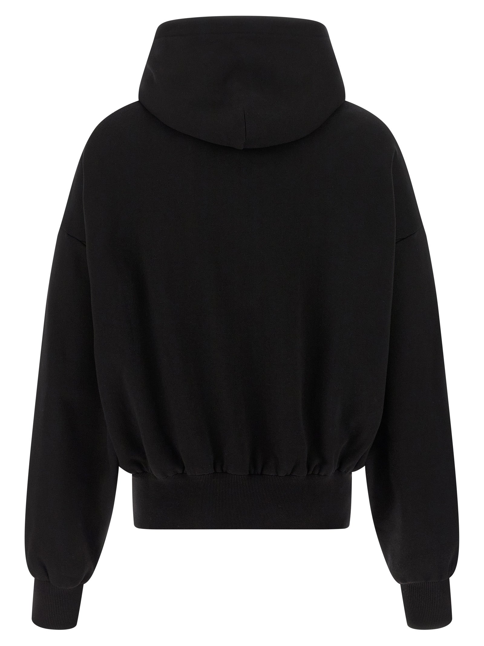 DOLCE &amp; GABBANA - DOLCE &amp; GABBANA - Flocked print hoodie - Men’s Sweatshirts