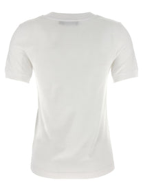 DOLCE &amp; GABBANA - DOLCE &amp; GABBANA - Logo embroidery t-shirt - Women’s Tops