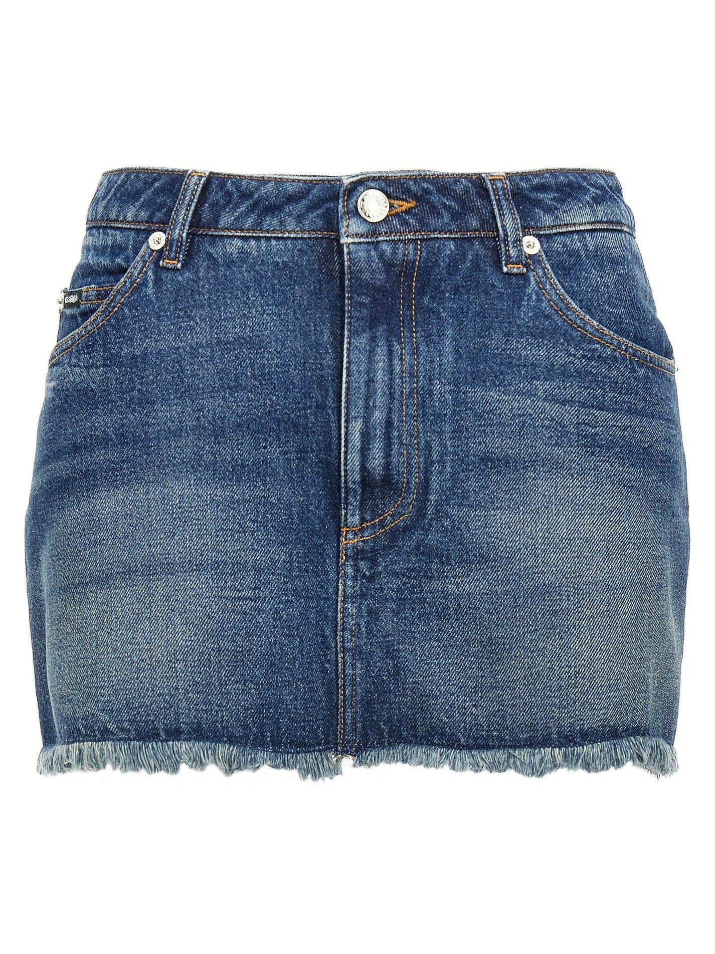 DOLCE &amp; GABBANA - DOLCE &amp; GABBANA - Denim mini skirt - Women’s Clothing