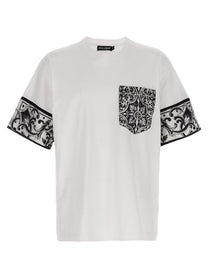 DOLCE &amp; GABBANA - DOLCE &amp; GABBANA - ’Maiolica’ print T-shirt - Men’s Tops