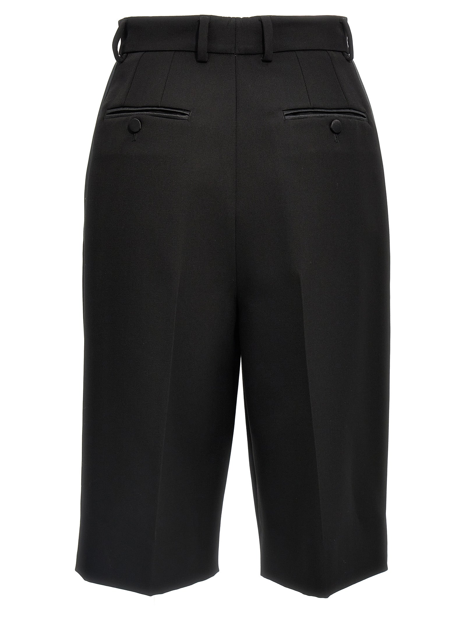 DOLCE &amp; GABBANA - DOLCE &amp; GABBANA - Tuxedo bermuda shorts - Women’s Bottoms