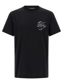 DOLCE &amp; GABBANA - DOLCE &amp; GABBANA - Double embroidery t-shirt - Men’s Tops