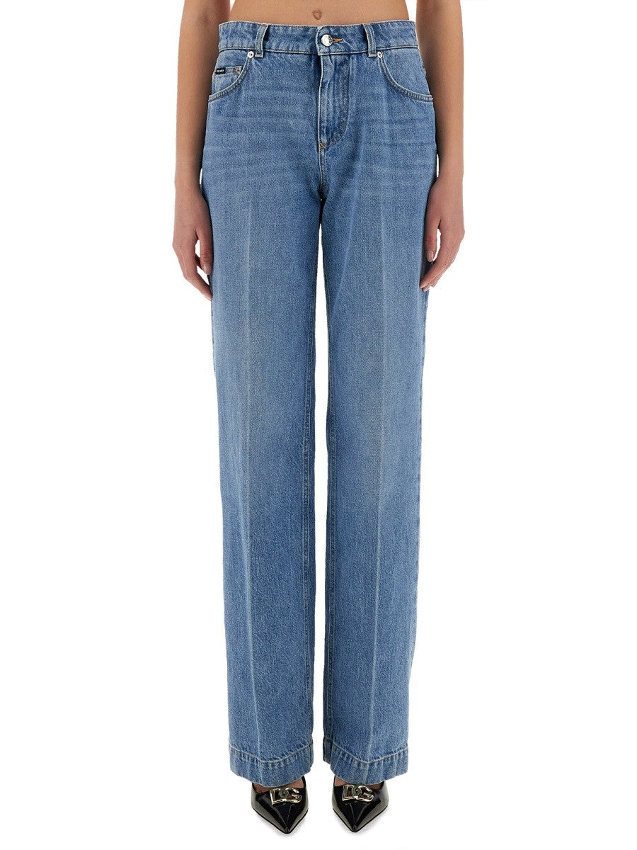 Dolce &amp; Gabbana - ’Loose’ Denim Jeans - Home-&gt;Woman-&gt;Clothing-&gt;Trousers