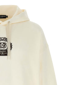 DOLCE &amp; GABBANA - DOLCE &amp; GABBANA - Logo embroidery hoodie - Men’s Sweatshirts