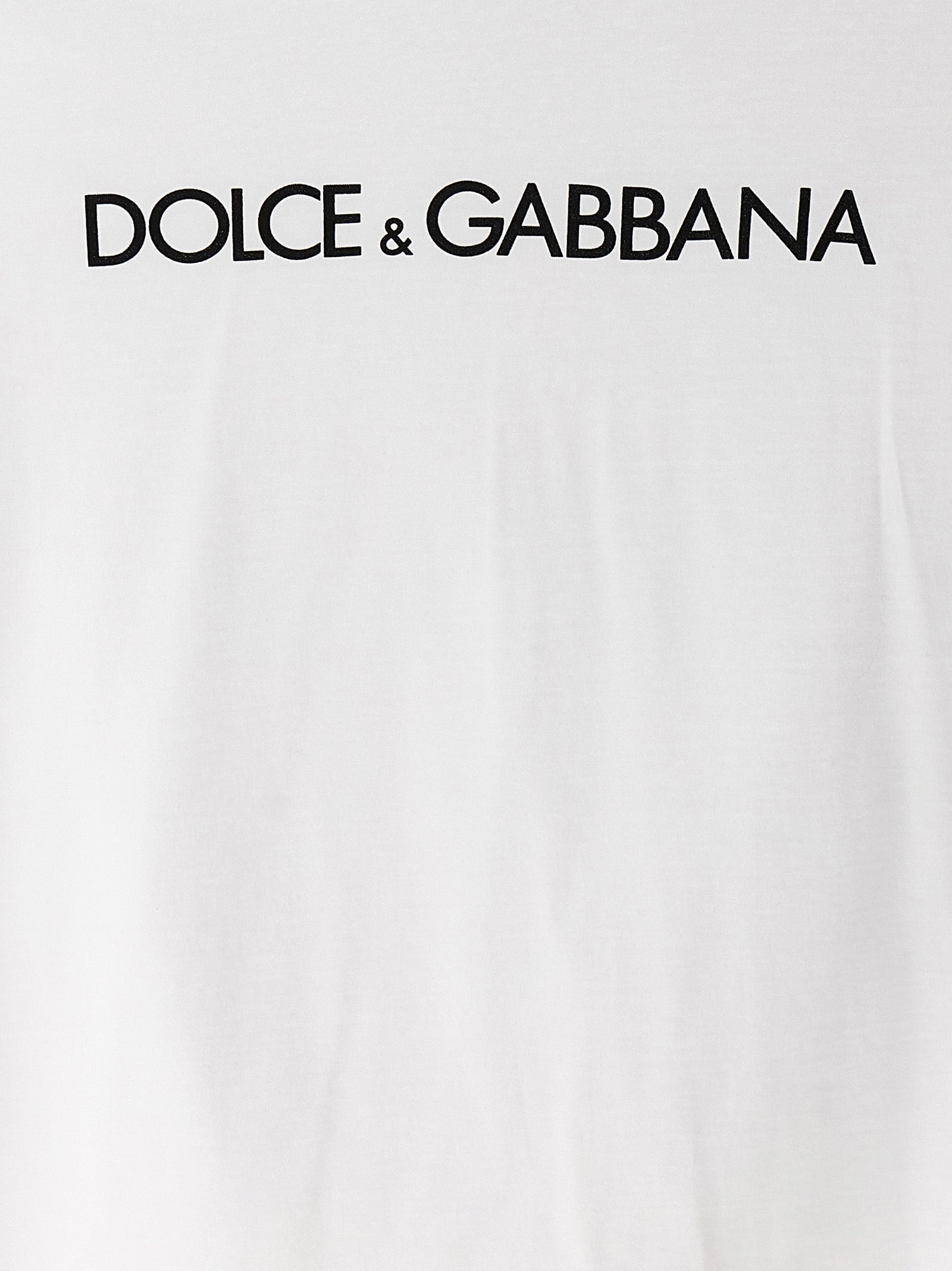 DOLCE &amp; GABBANA - DOLCE &amp; GABBANA - Logo T-shirt - Women’s Tops