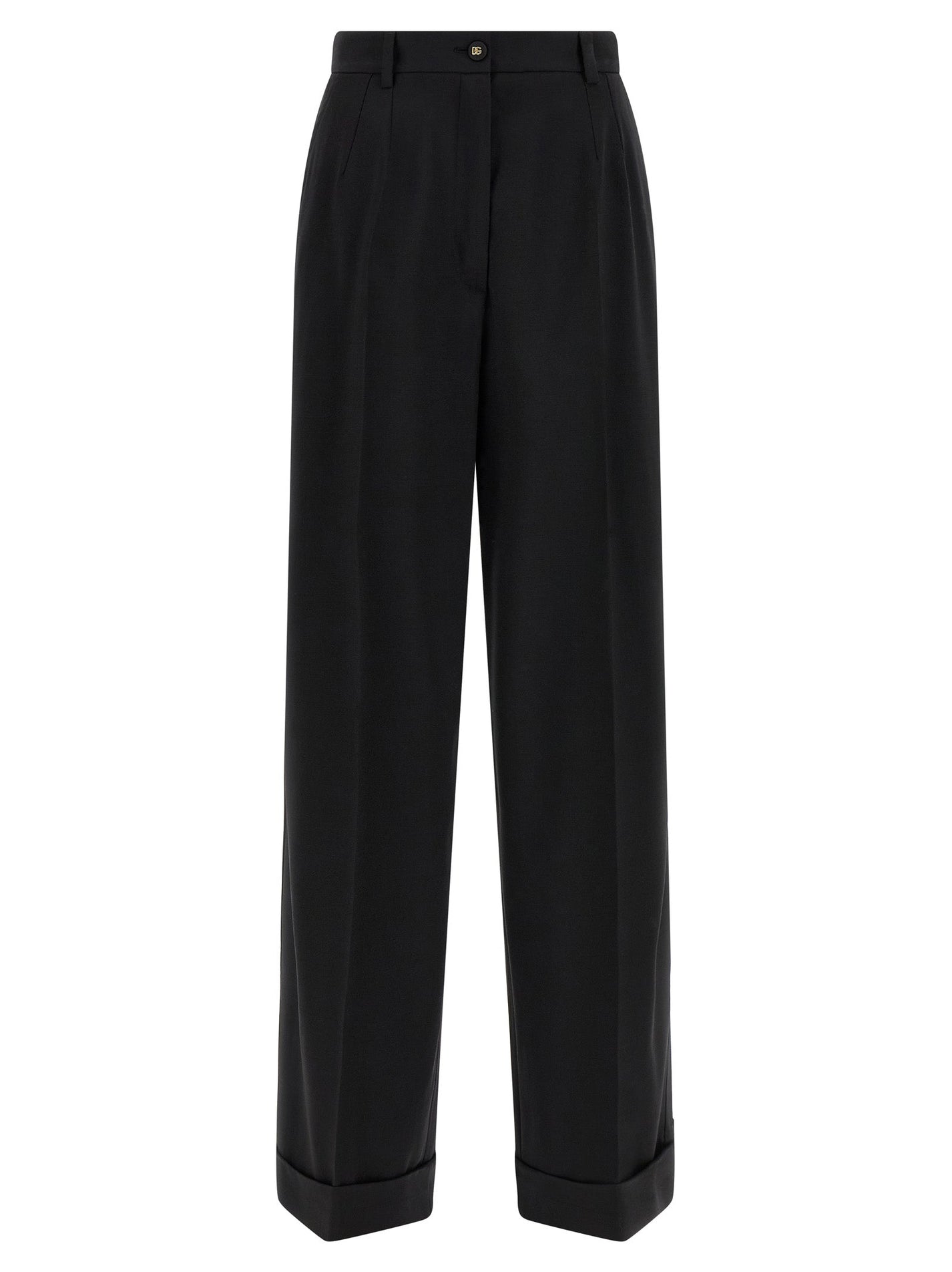 DOLCE &amp; GABBANA - DOLCE &amp; GABBANA - ’Dolce’ high waist pants - Women’s Pants