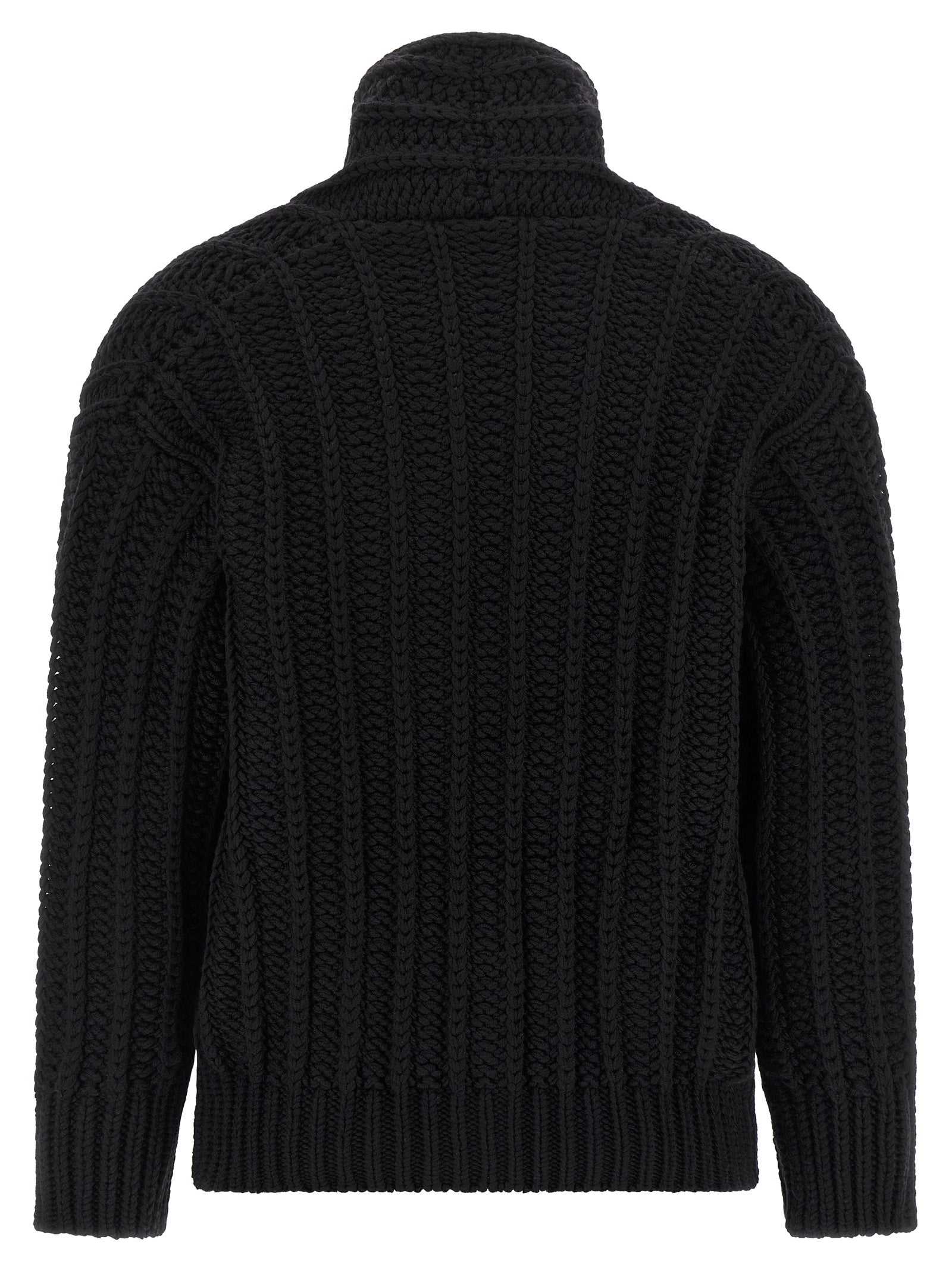DOLCE &amp; GABBANA - DOLCE &amp; GABBANA - Coarse wool cardigan - Women’s Knitwear