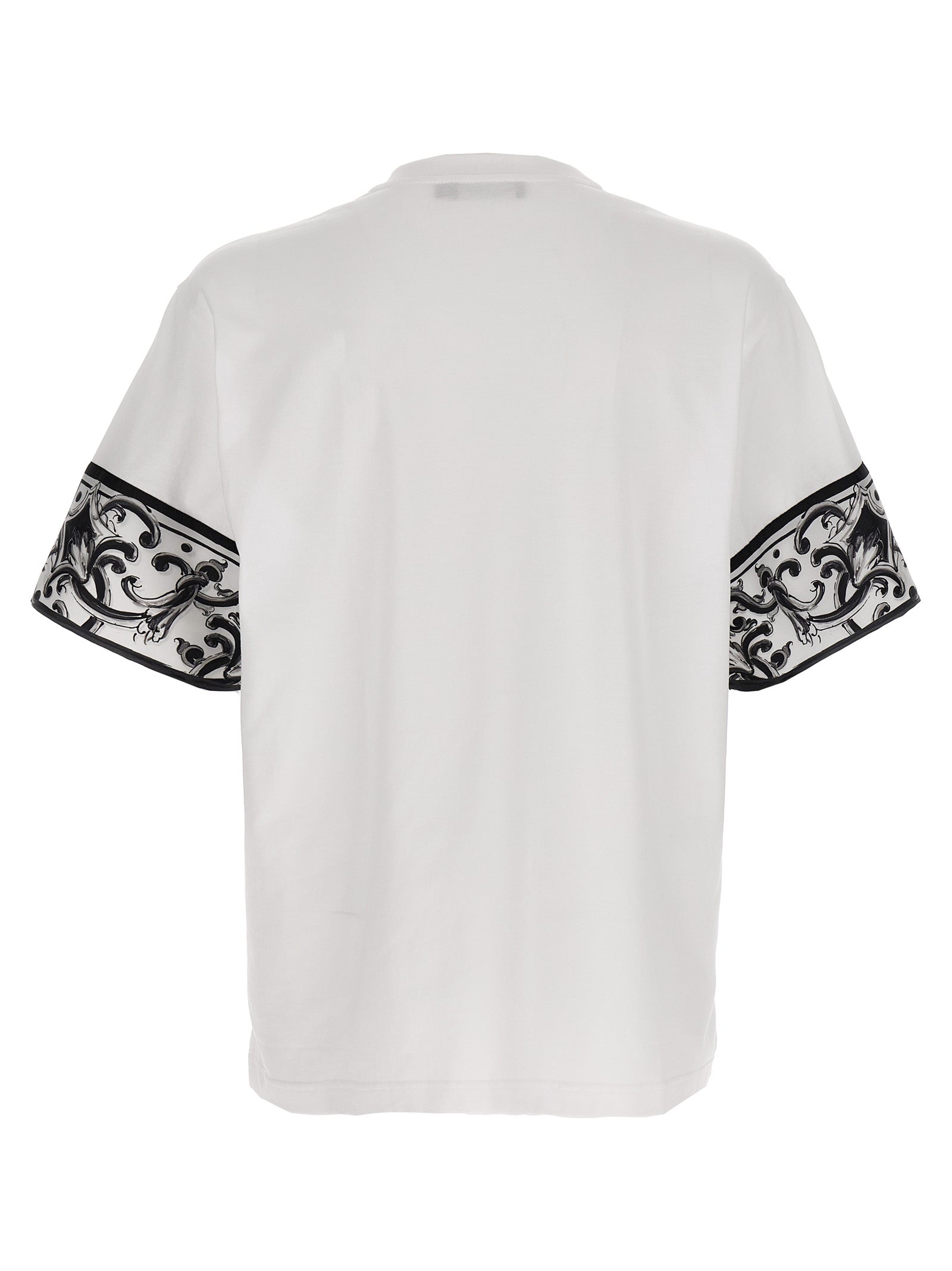 DOLCE &amp; GABBANA - DOLCE &amp; GABBANA - ’Maiolica’ print T-shirt - Men’s Tops