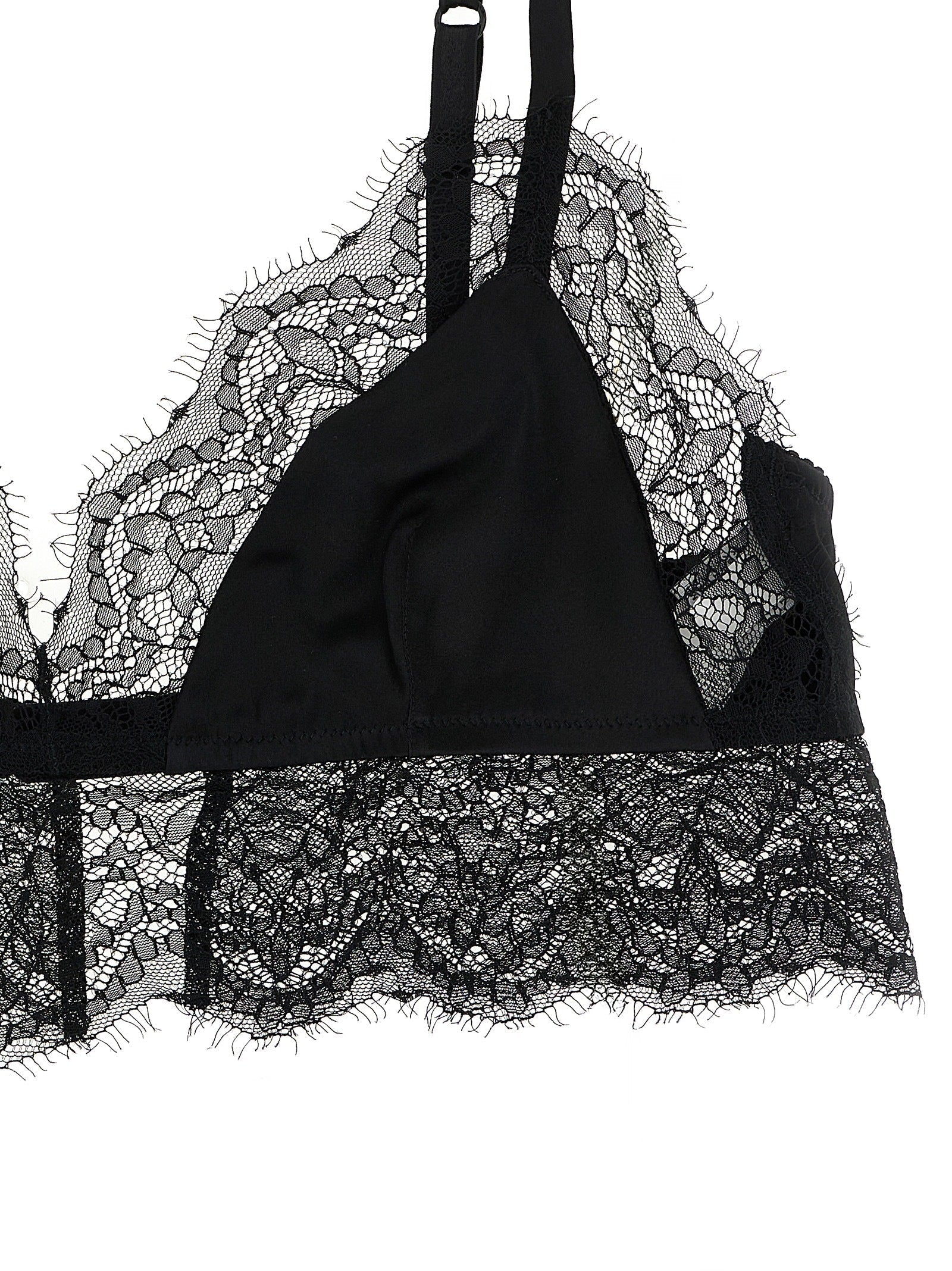 DOLCE &amp; GABBANA - DOLCE &amp; GABBANA - Lace satin bra - Women’s Clothing
