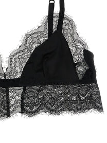 DOLCE &amp; GABBANA - DOLCE &amp; GABBANA - Lace satin bra - Women’s Clothing