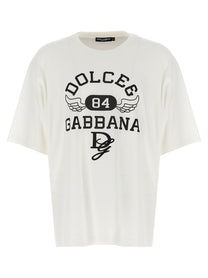 DOLCE &amp; GABBANA - DOLCE &amp; GABBANA - Logo print T-shirt - Men’s Tops