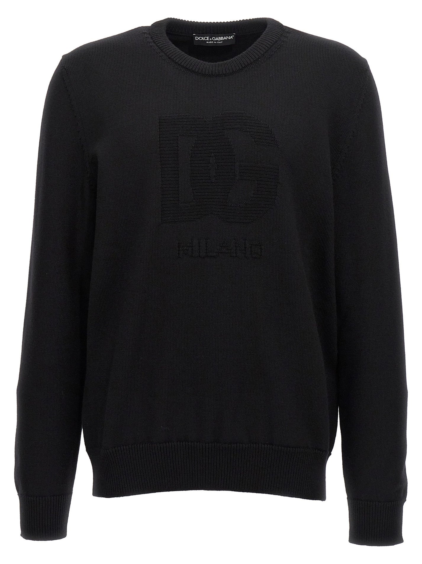 DOLCE &amp; GABBANA - DOLCE &amp; GABBANA - ’DG’ intarsia sweater - Men’s Knitwear