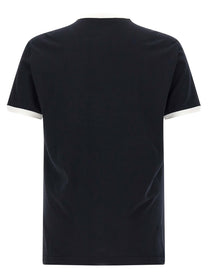 DOLCE &amp; GABBANA - DOLCE &amp; GABBANA - Velvet logo t-shirt - Men’s Tops