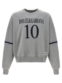 DOLCE &amp; GABBANA - DOLCE &amp; GABBANA - ’10’ sweatshirt - Men’s Sweatshirts