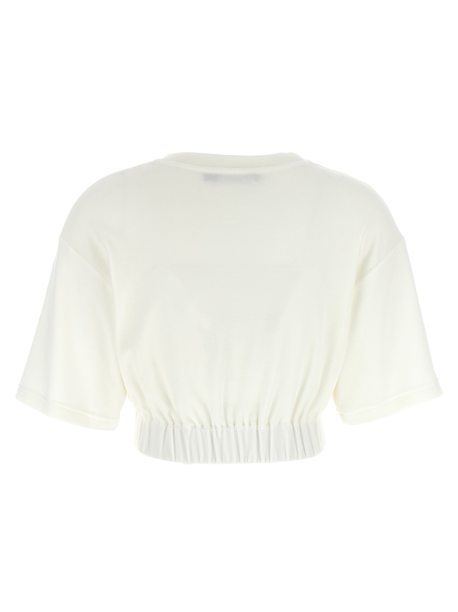 DOLCE &amp; GABBANA - DOLCE &amp; GABBANA - Logo chenille top - Women’s Tops