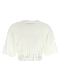 DOLCE &amp; GABBANA - DOLCE &amp; GABBANA - Logo chenille top - Women’s Tops