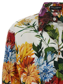 DOLCE &amp; GABBANA - DOLCE &amp; GABBANA - Floral crop shirt - Women’s Top