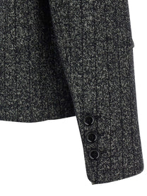 DOLCE &amp; GABBANA - DOLCE &amp; GABBANA - Striped wool blazer - Women’s Clothing