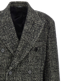 DOLCE &amp; GABBANA - DOLCE &amp; GABBANA - Bouclé wool coat - Men’s Outerwear