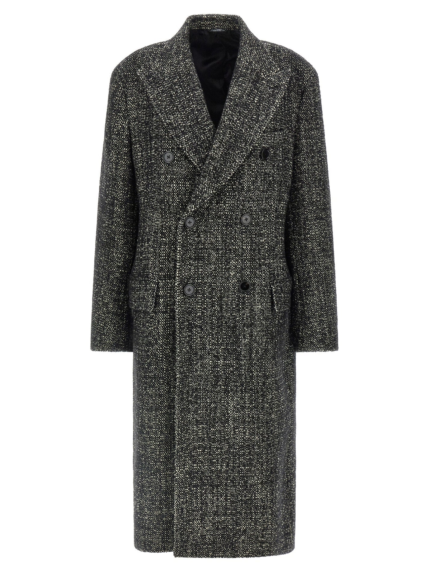 DOLCE &amp; GABBANA - DOLCE &amp; GABBANA - Bouclé wool coat - Men’s Outerwear