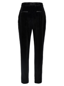 DOLCE &amp; GABBANA - DOLCE &amp; GABBANA - Velvet tuxedo pants - Women’s Pants