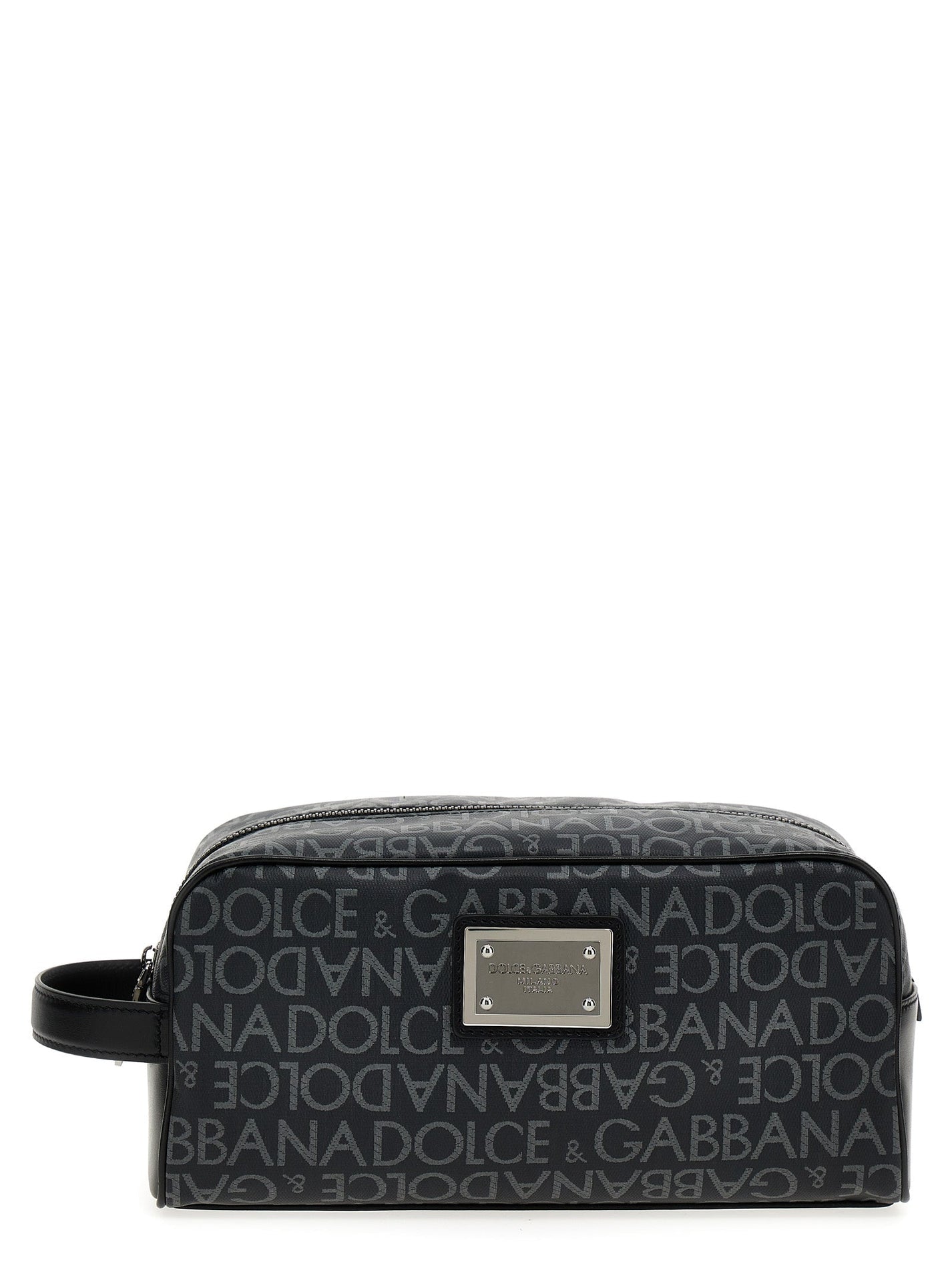 DOLCE &amp; GABBANA - DOLCE &amp; GABBANA - Leather toiletry bag - Men’s Bags
